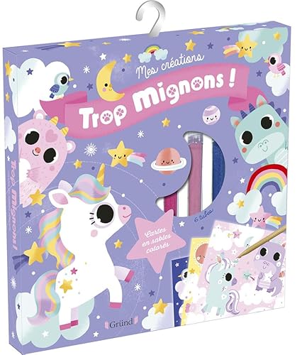 Beispielbild fr Trop mignons ! Sables colors ? Pochette avec 6 tableaux et 6 tubes de sable ?  partir de 6 ans zum Verkauf von medimops