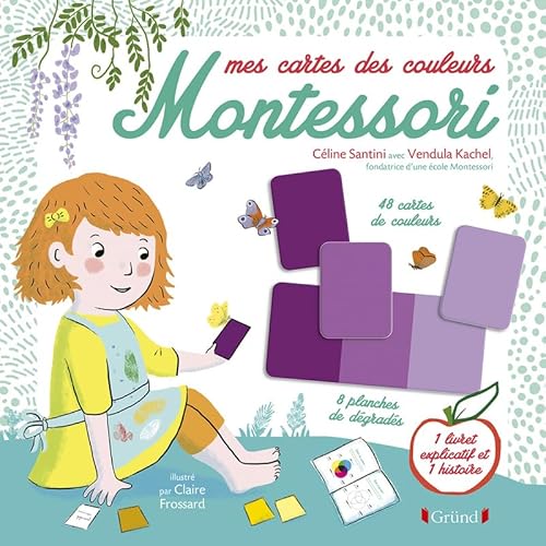 Beispielbild fr Pochette Montessori : Les couleurs Kit avec 60 cartes, 9 planches de dgrads, 1 cahier d'activits et 1 livret pour les parents  partir de 3 ans zum Verkauf von Le Monde de Kamlia