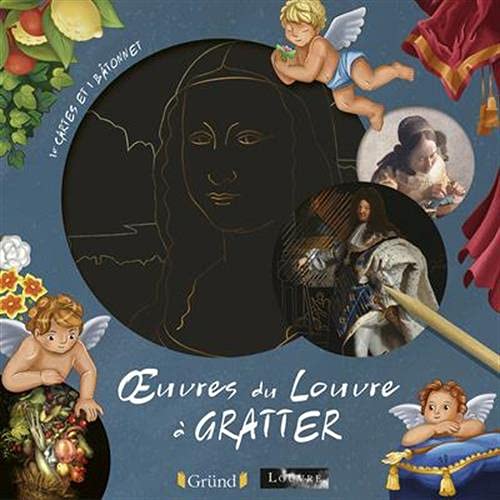 9782324029134: Oeuvres du Louvre  gratter: 10 cartes et 1 btonnet