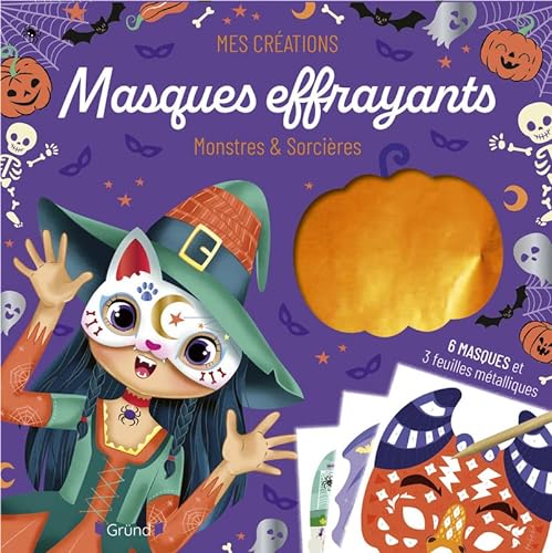 Beispielbild fr Pochette Masques effrayants Monstres et sorcières [FRENCH LANGUAGE - Soft Cover ] zum Verkauf von booksXpress