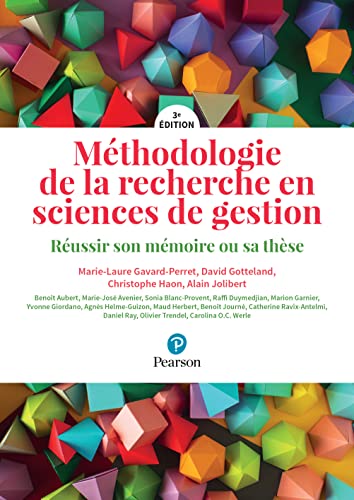 Stock image for Mthodologie de la recherche en sciences de gestion 3me dition : Russir son mmoire ou sa thse for sale by medimops