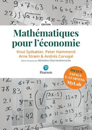 Beispielbild fr Mathmatiques pour l'conomie, 5e dition zum Verkauf von Ammareal