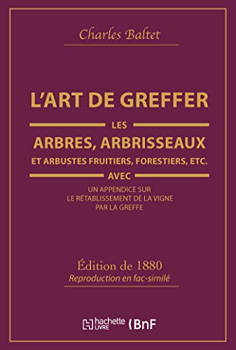 Beispielbild fr L'Art de Greffer Les Arbres, Arbrisseaux Et Arbustes Fruitiers, Forestiers (d.1880) (French Edition) zum Verkauf von Gallix