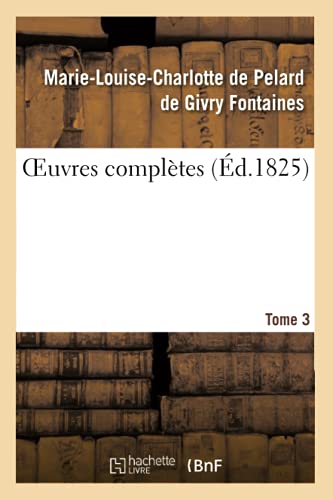 9782329423548: OEuvres compltes. Tome 3