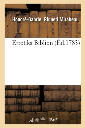 Imagen de archivo de Errotika Biblion a la venta por Chiron Media