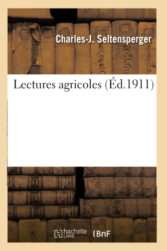 Imagen de archivo de Lectures Agricoles (French Edition) a la venta por Lucky's Textbooks