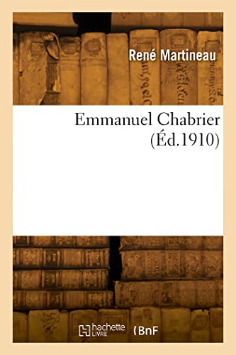 9782329792033: Emmanuel Chabrier