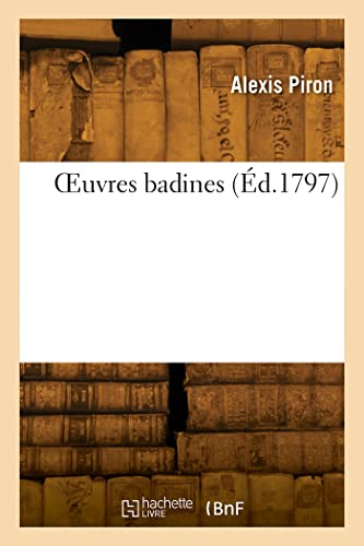 Imagen de archivo de OEuvres badines (French Edition) a la venta por Lucky's Textbooks