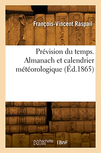 9782329812915: Prvision du temps. Almanach et calendrier mtorologique