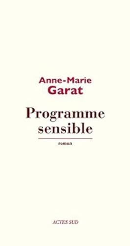 Stock image for Programme sensible for sale by Ammareal