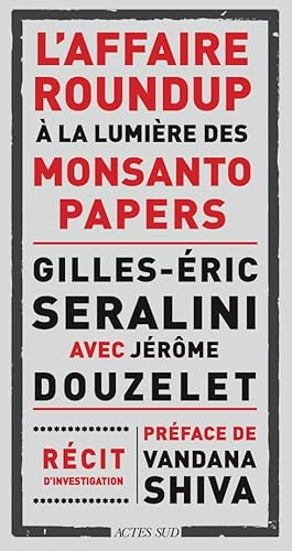 Beispielbild fr L'affaire Roundup  la lumire des Monsanto Papers zum Verkauf von medimops