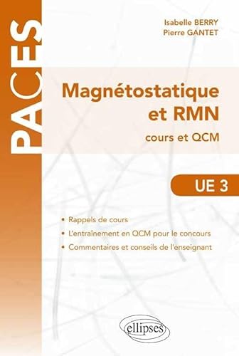9782340000803: Magntostatique et RMN Cours et QCM UE3 PACES
