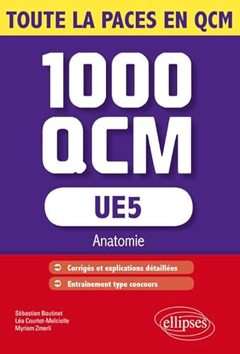 Stock image for UE5 - Anatomie - 1000 QCM for sale by Ammareal