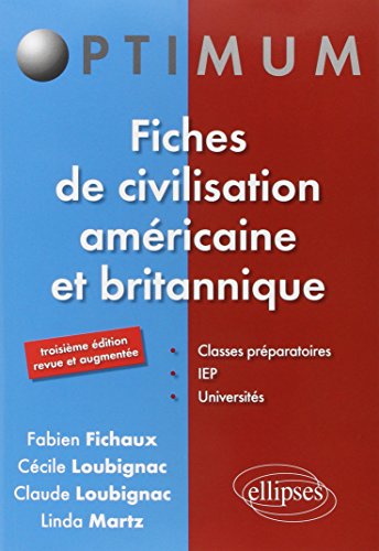 9782340001749: Fiches de Civilisation Amricaine et Britannique