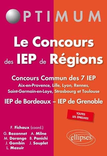 Beispielbild fr Le concours des IEP de rgions zum Verkauf von medimops