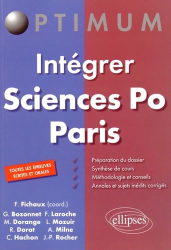 9782340002562: Intgrer Sciences Po Paris (Optimum)