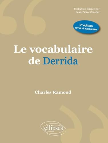 Beispielbild fr Le Vocabulaire de Derrida zum Verkauf von EPICERIE CULTURELLE