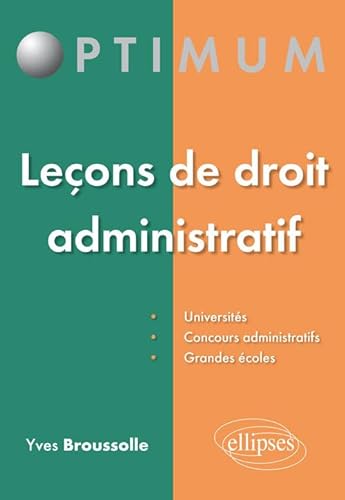 Stock image for Leons de Droit Administratif for sale by medimops