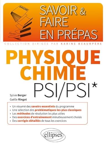 Beispielbild fr Savoir & Faire en Prpas Physique Chimie PSI/PSI* zum Verkauf von Ammareal