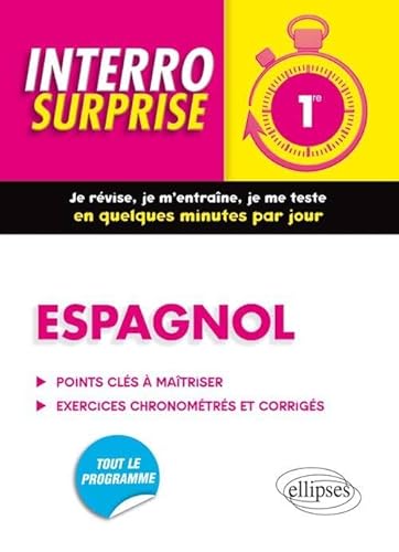 Stock image for Espagnol Interro Surprise 1re - Grammaire et Vocabulaire for sale by LiLi - La Libert des Livres