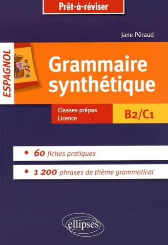 Stock image for Grammaire synthtique espagnol, 60 fiches pratiques b2/c1 for sale by Revaluation Books