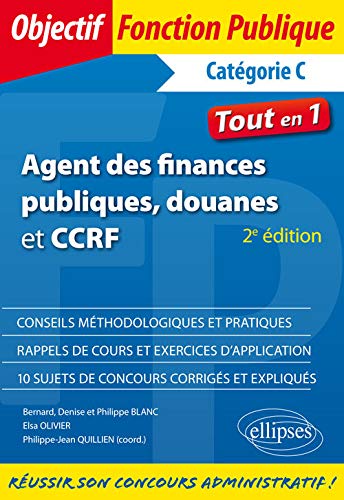 Beispielbild fr Agent des Finances Publiques Douanes et CCRF Catgorie C Tout en 1 zum Verkauf von Ammareal