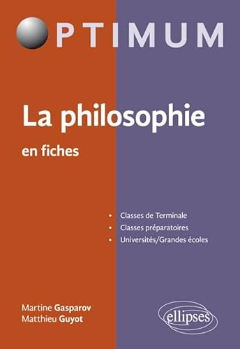 Stock image for La philosophie en fiches for sale by Gallix