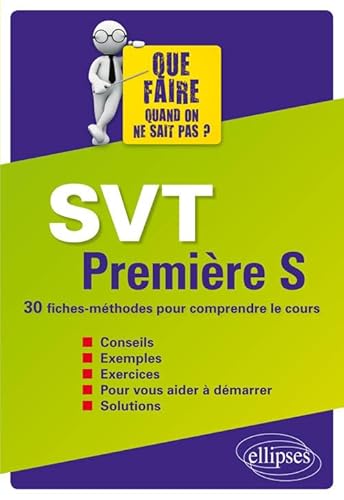 Beispielbild fr SVT Premire S 30 Fiches-Mthodes pour Comprendre le Cours zum Verkauf von medimops