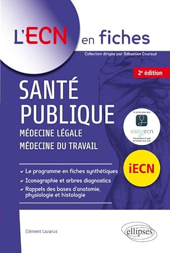 Beispielbild fr Sant Publique Mdecine Lgale Mdecine du Travail iECN zum Verkauf von Ammareal