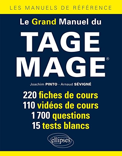 Imagen de archivo de Le Grand Manuel du Tage Mage 220 Fiches de Cours 110 Vidos de Cours 1700 Questions 15 Tests Blancs a la venta por Ammareal