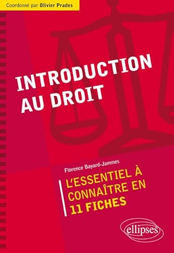 Stock image for Introduction au Droit l'Essentiel  Connatre en 11 Fiches for sale by Ammareal