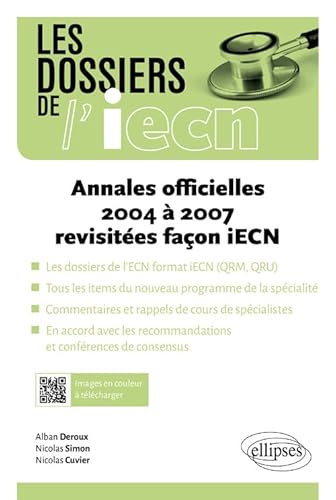 Imagen de archivo de Annales Officielles 2004  2007 Dossiers Format iECN (QRM QRU) [Broch] A. Deroux; Nicolas Simon et Nicolas Cuvier a la venta por BIBLIO-NET