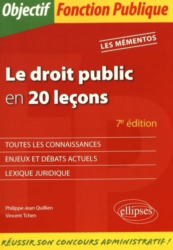 9782340015562: Le droit public en 20 leons - 7e dition (Objectif Fonction Publique)