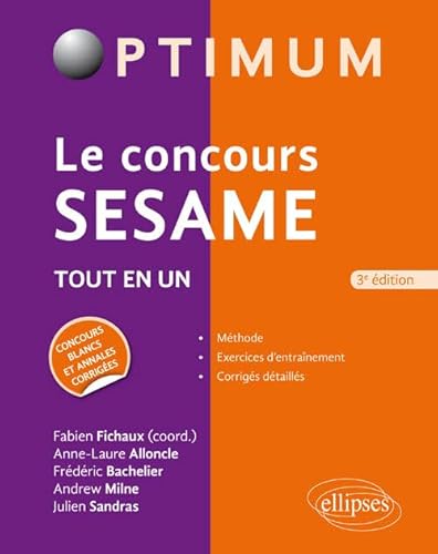 Imagen de archivo de Le Concours Sesame 3ed a la venta por Ammareal