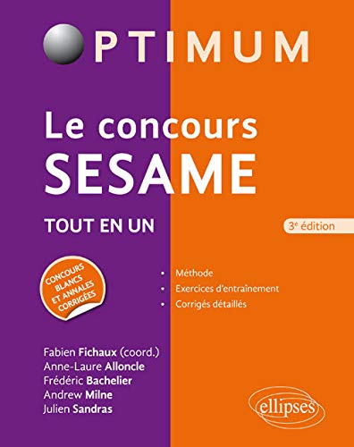 Stock image for Le Concours Sesame 3ed for sale by Ammareal