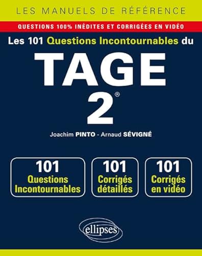 Imagen de archivo de Les 101 questions incontournables du Tage 2 a la venta por Ammareal