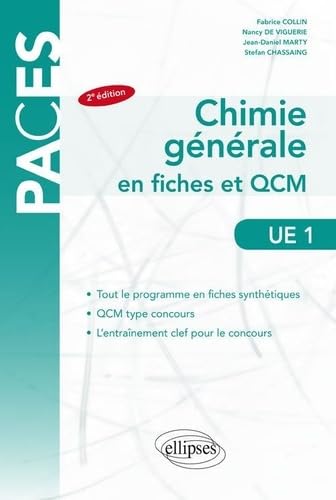 Stock image for UE1 Chimie gnrale: Fiches et QCM for sale by Ammareal