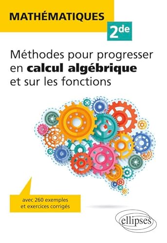 Imagen de archivo de Mathmatiques Seconde - Mthodes pour progresser en calcul algbrique et sur les fonctions - avec 260 exemples et exercices corrigs a la venta por Gallix