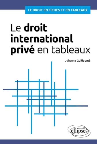 Beispielbild fr Le droit international priv en tableaux zum Verkauf von Gallix