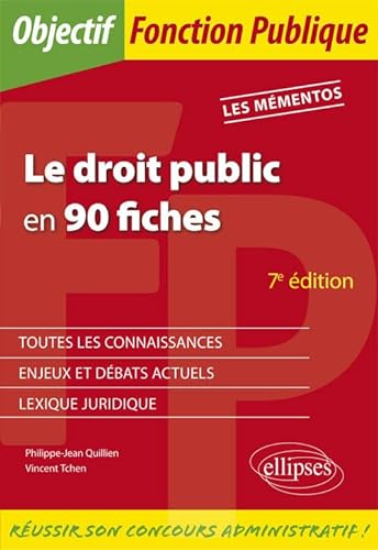 Beispielbild fr Le droit public en 90 fiches - 7e dition zum Verkauf von Ammareal