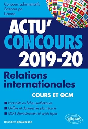 Stock image for Relations internationales 2019-2020 - Cours et QCM for sale by medimops