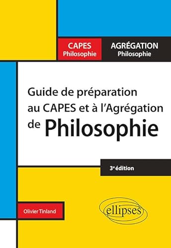 Beispielbild fr Guide de prparation au Capes et  l'Agrgation de philosophie - 3e dition zum Verkauf von Gallix