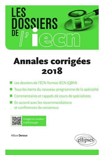 Stock image for ECNi Annales corriges 2018 for sale by Ammareal
