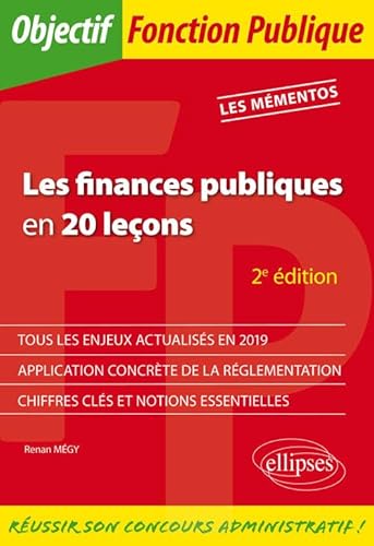 Beispielbild fr Les finances publiques en 20 leons - 2e dition zum Verkauf von Ammareal