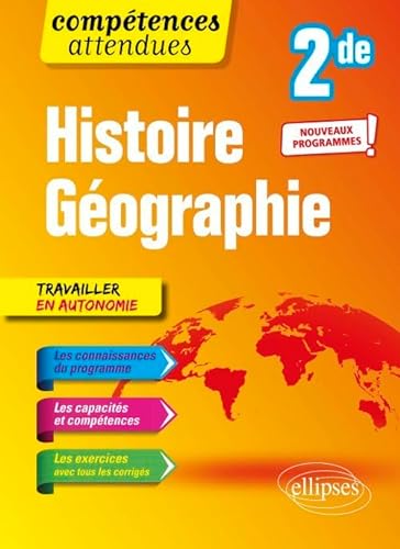 Stock image for Histoire-gographie - Seconde - Nouveaux programmes for sale by medimops