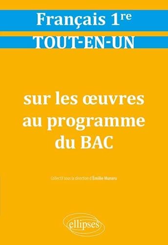 9782340031425: Franais, Premire. Tout-en-un sur les œuvres au programme du bac.: Tout-en-un sur les oeuvres au programme du Bac