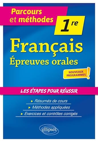Beispielbild fr Franais - Premire - preuves orales du bac - nouveaux programmes zum Verkauf von Ammareal