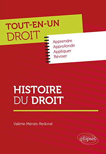 Stock image for Histoire du droit [Broch] Mns-Redorat, Valrie for sale by BIBLIO-NET