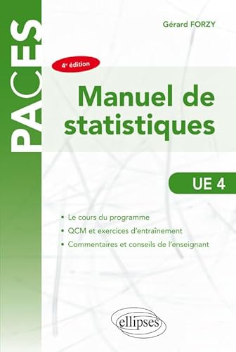 Stock image for UE4 - Manuel de statistique - 4e dition for sale by Ammareal