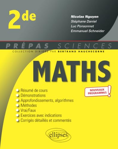 Imagen de archivo de Mathmatiques - Seconde - 2e dition (Prpas Sciences) (French Edition) a la venta por Book Deals